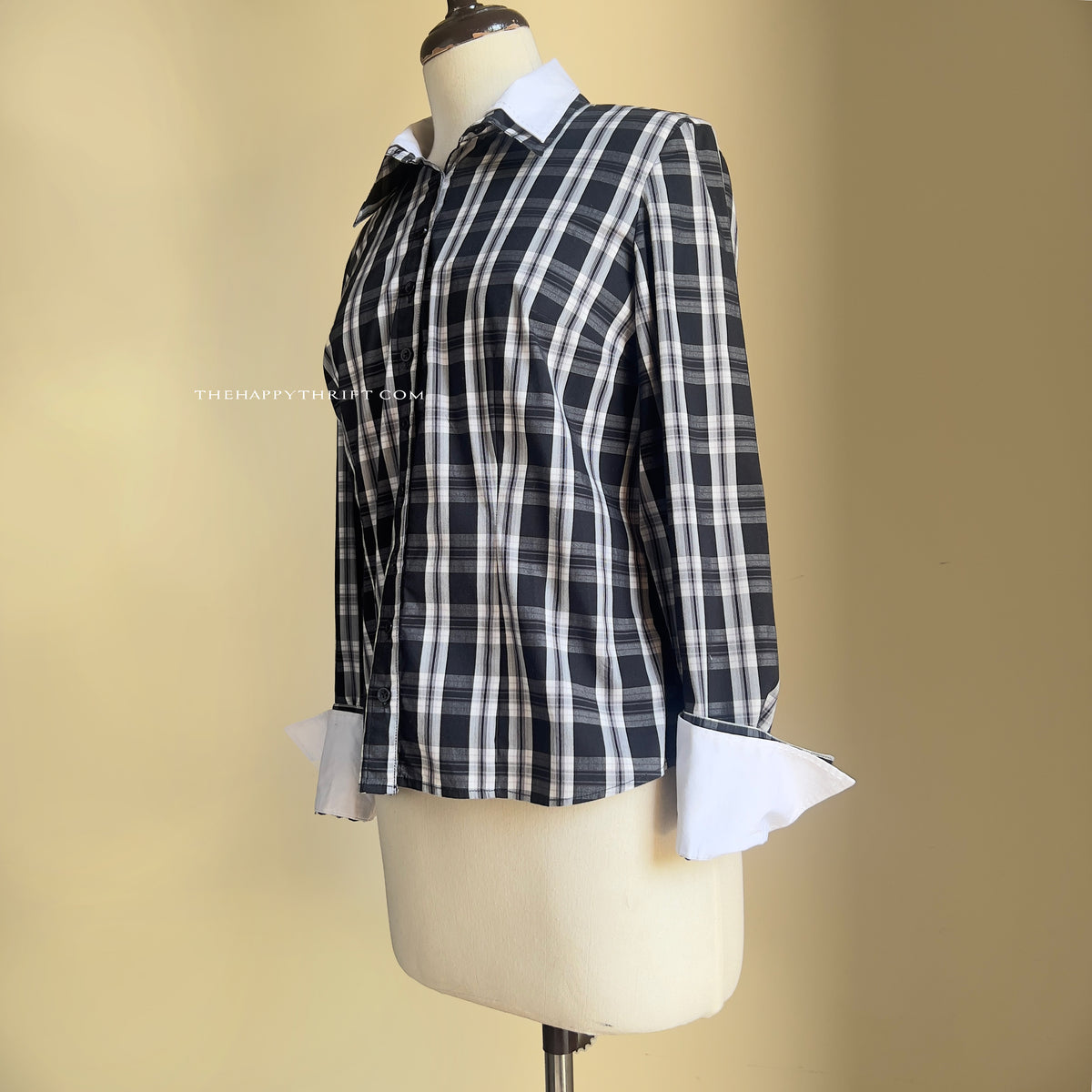 Black & White Check Top