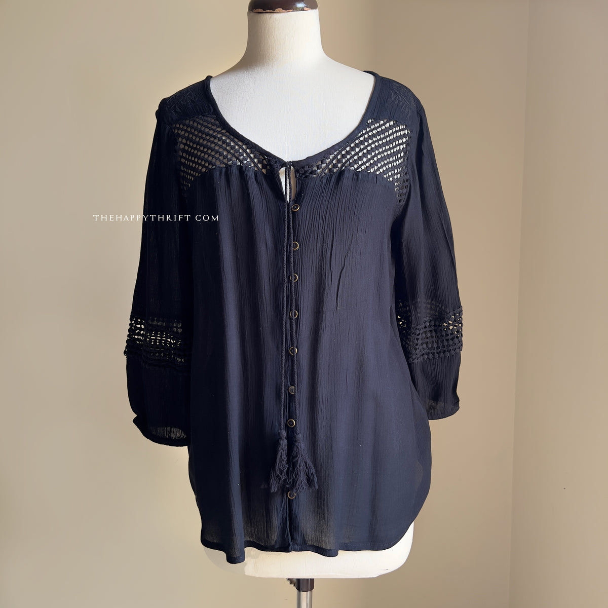 Black Button Down Shirt