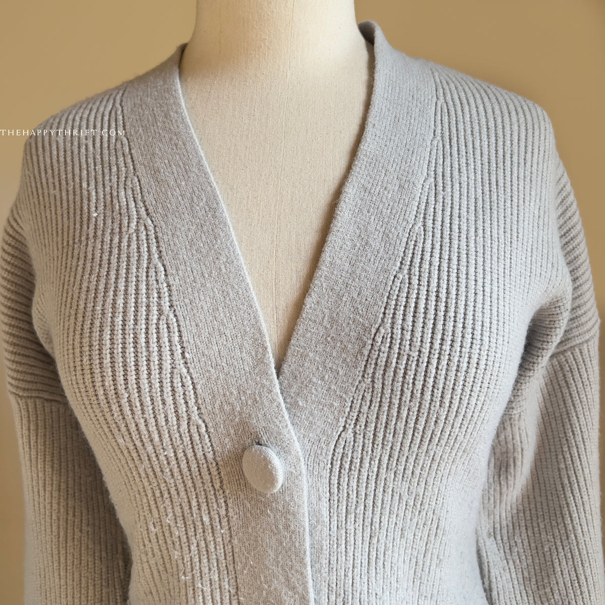 Grey Button Down Sweater