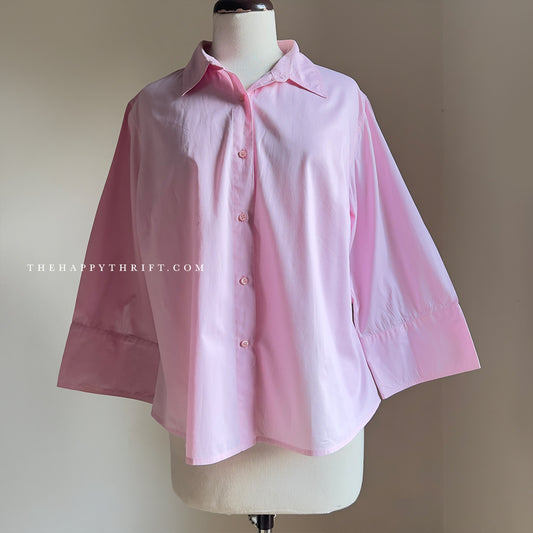 Classic Pink Button Down Shirt