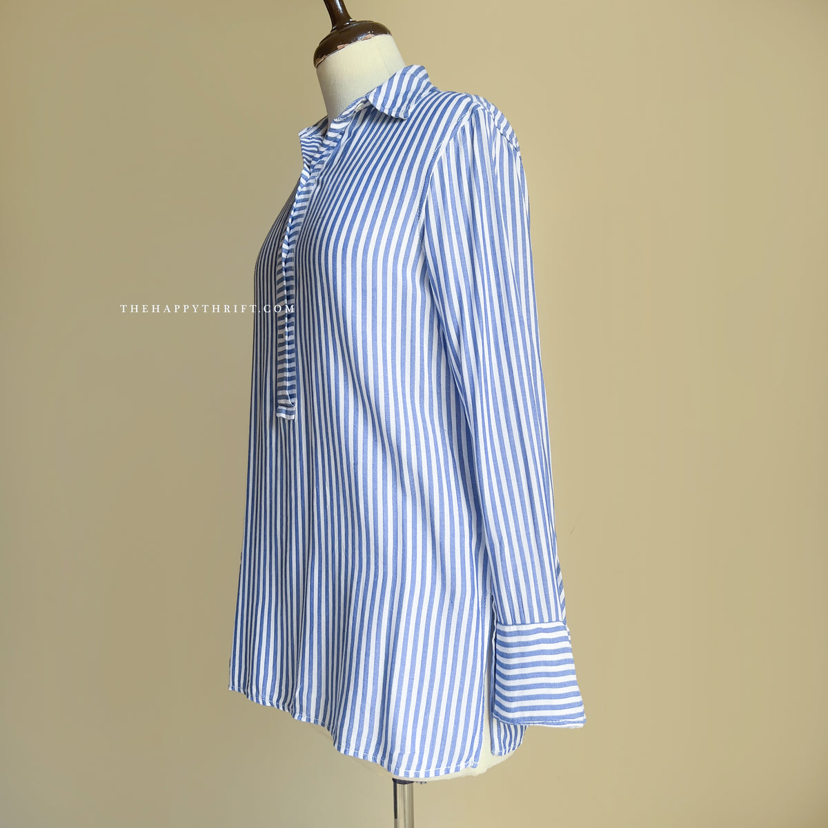 Blue & White Striped Shirt