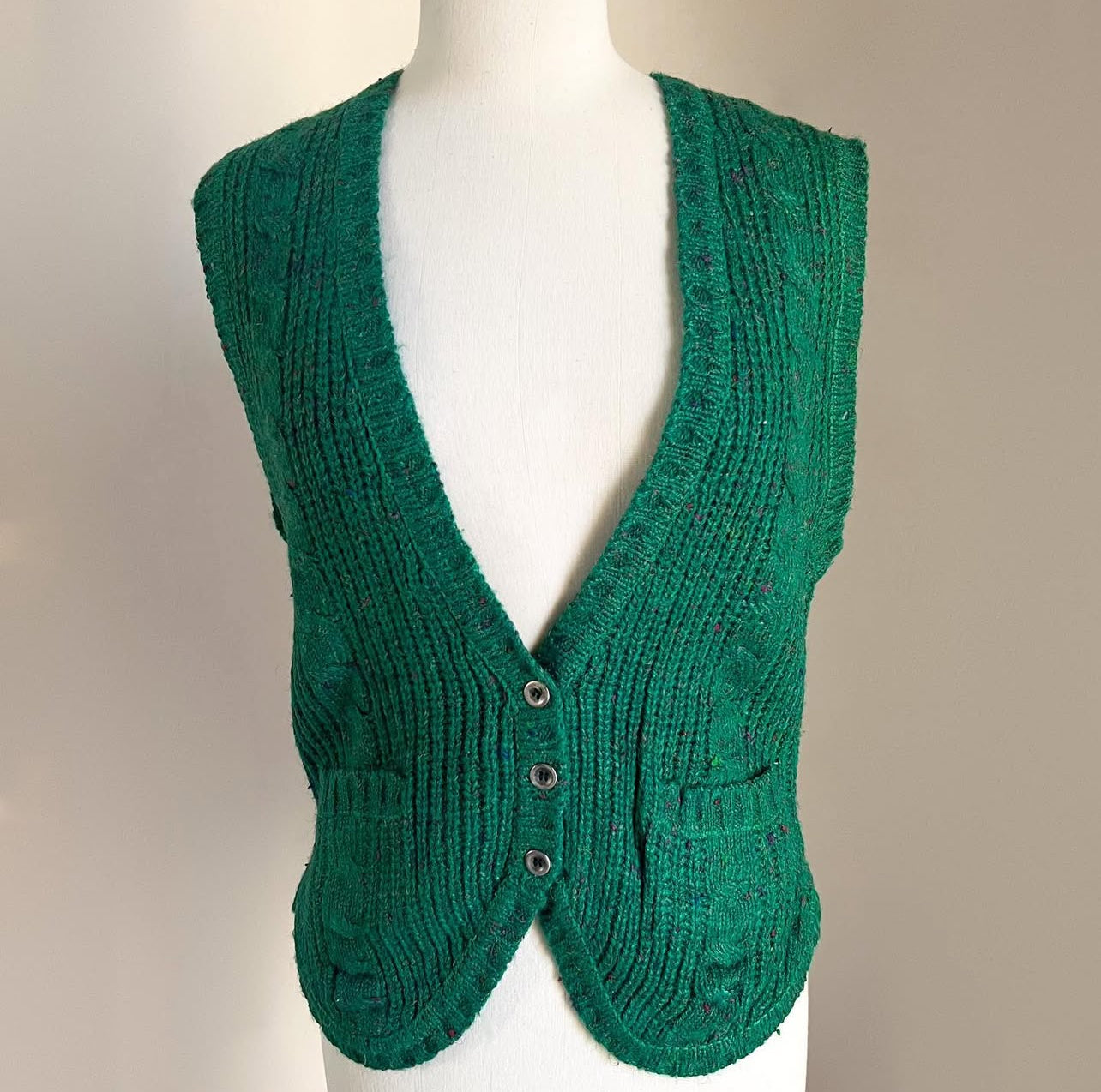 Green Sleeveless Sweater