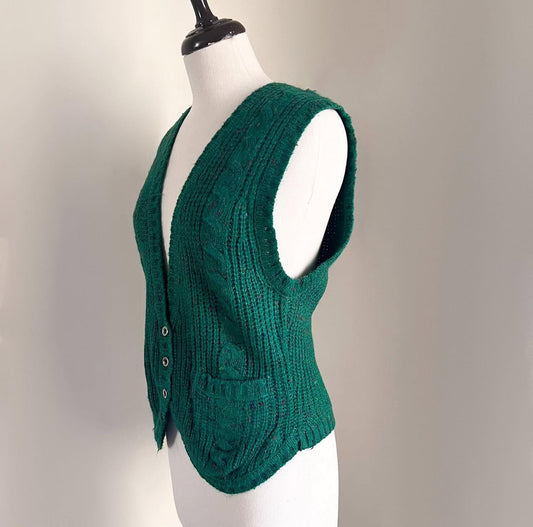 Green Sleeveless Sweater