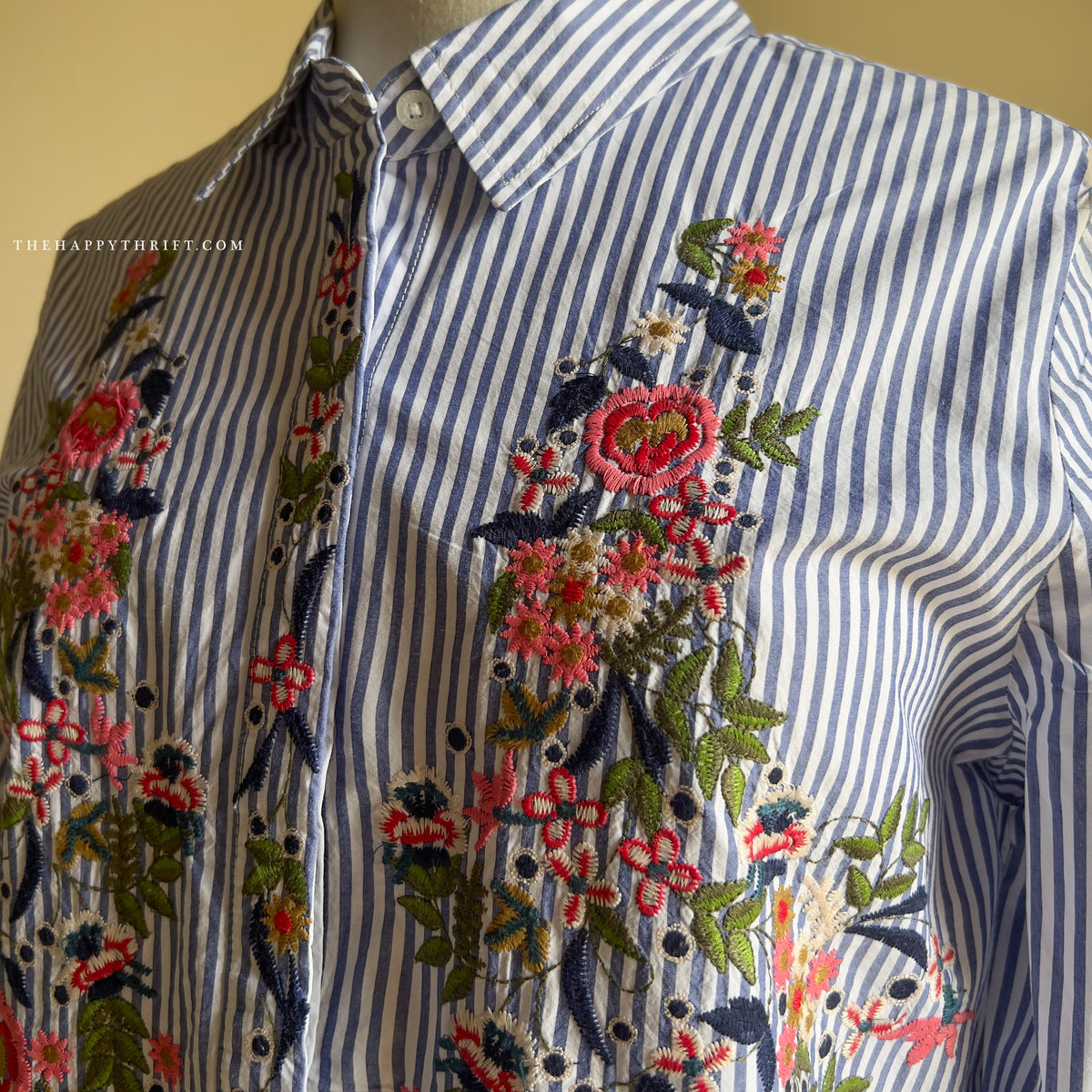 Floral Blue Top