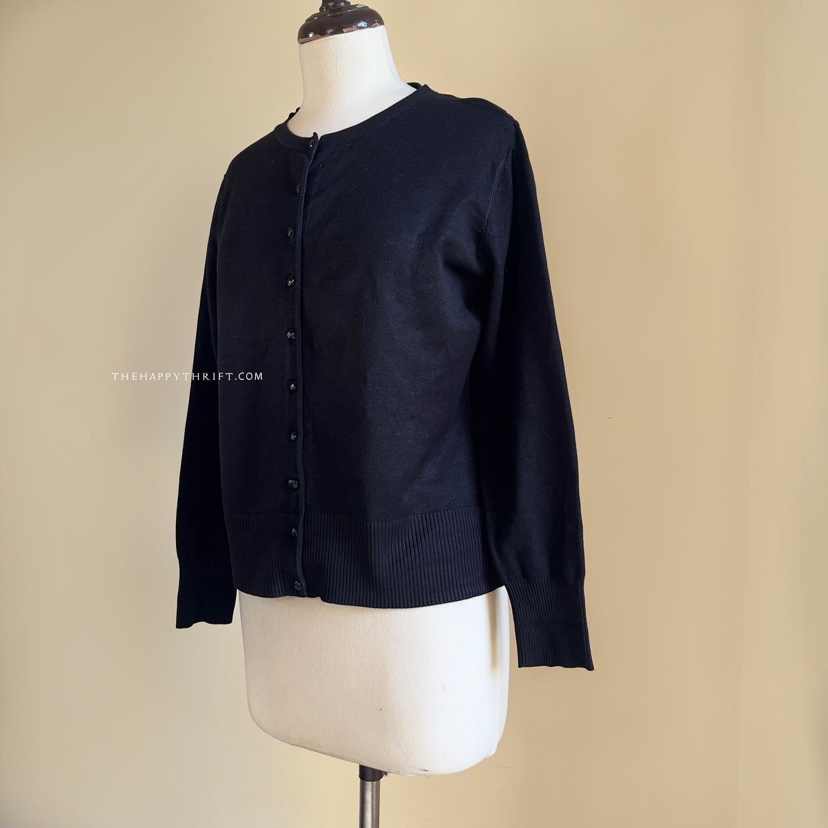 Black Button Down Sweater