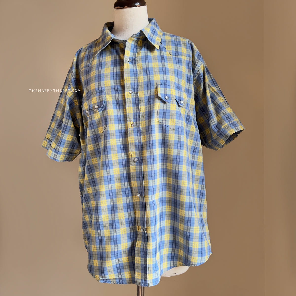 Blue & Yellow Baggy Top
