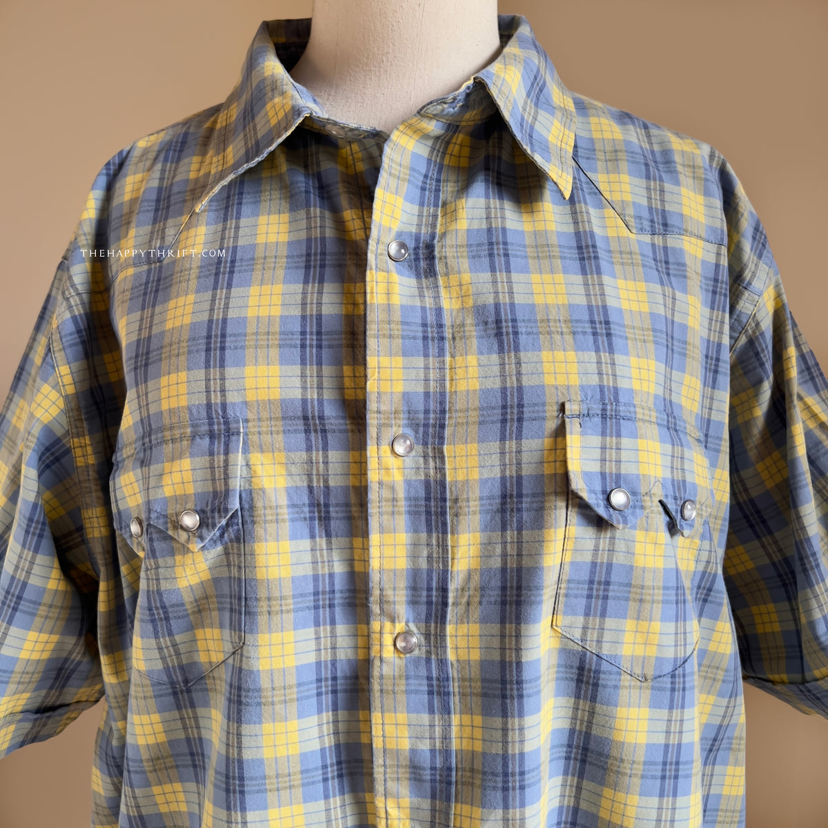 Blue & Yellow Baggy Top