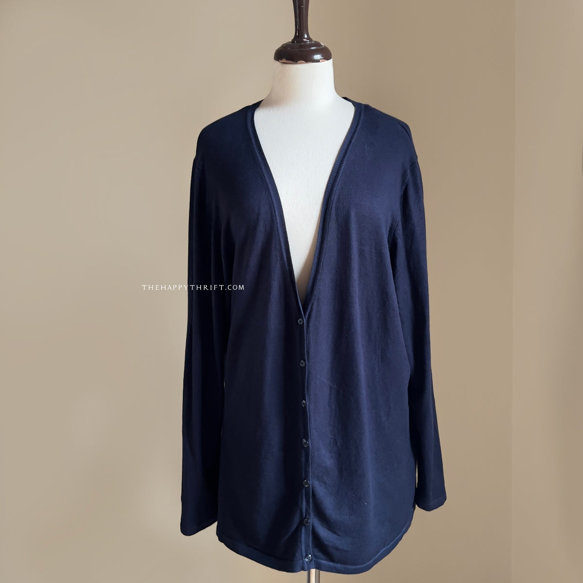 Blue Button Down Sweater