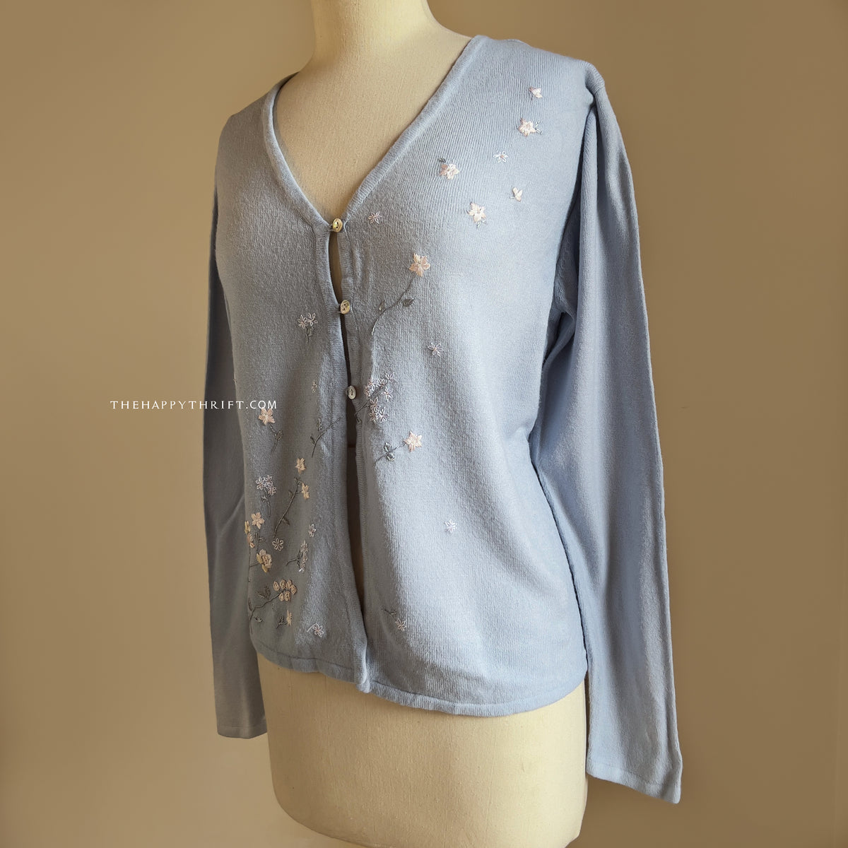 Blue Button Down Sweater