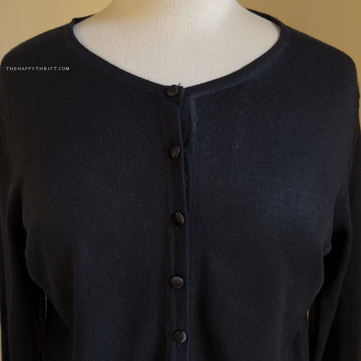 Black Button Down Sweater
