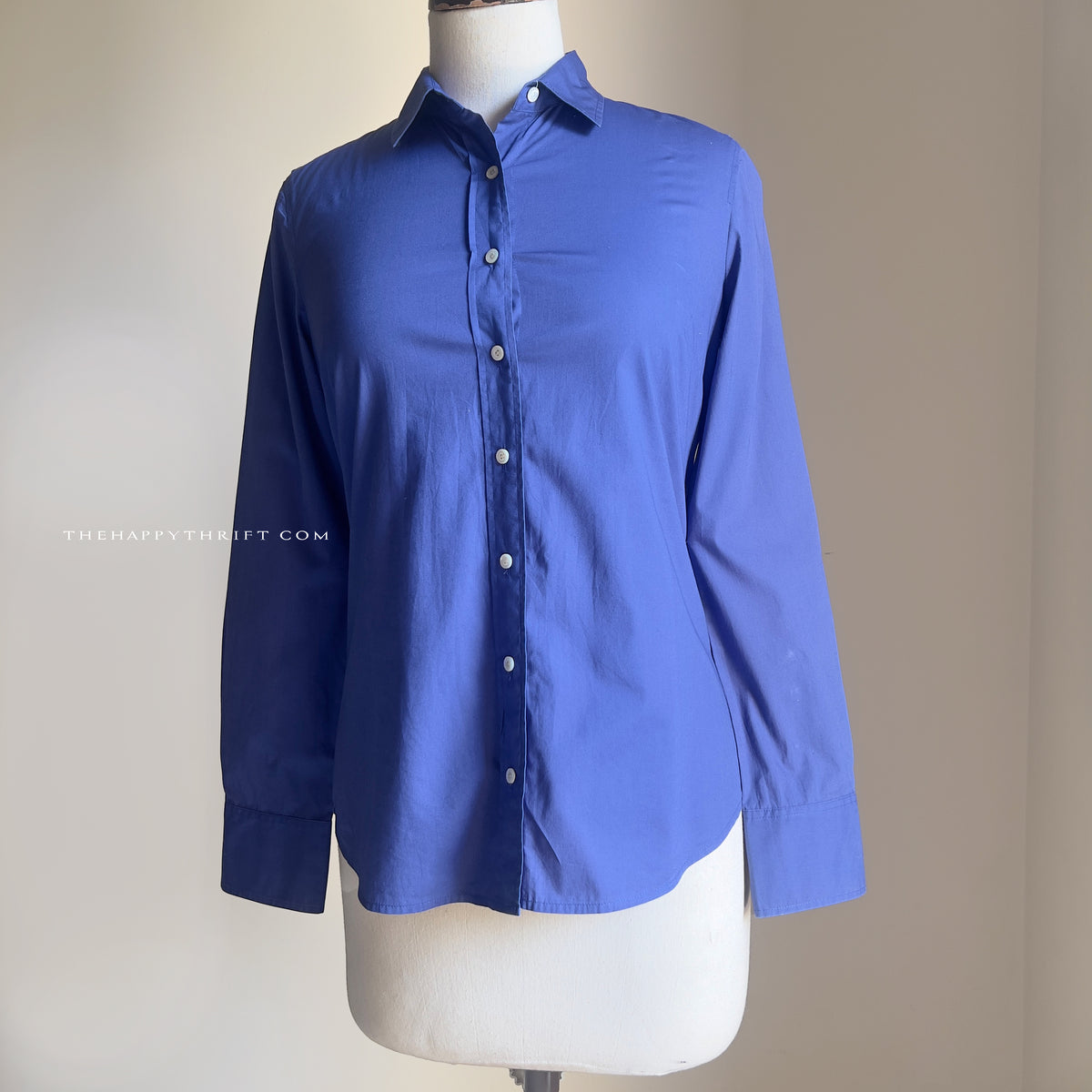 Beautiful Blue Button Down Top