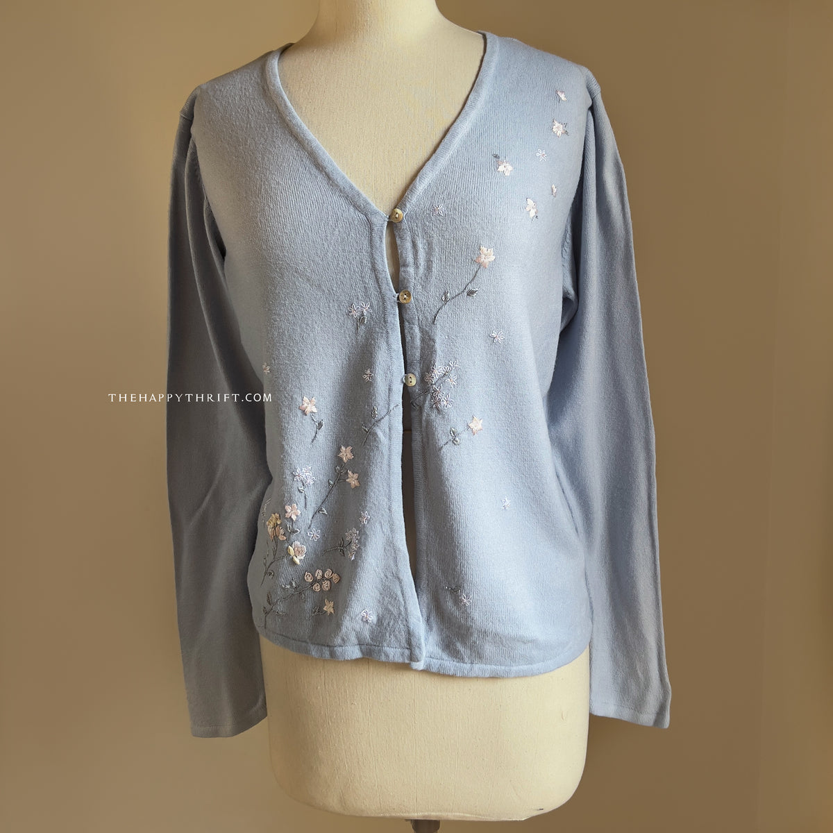 Blue Button Down Sweater
