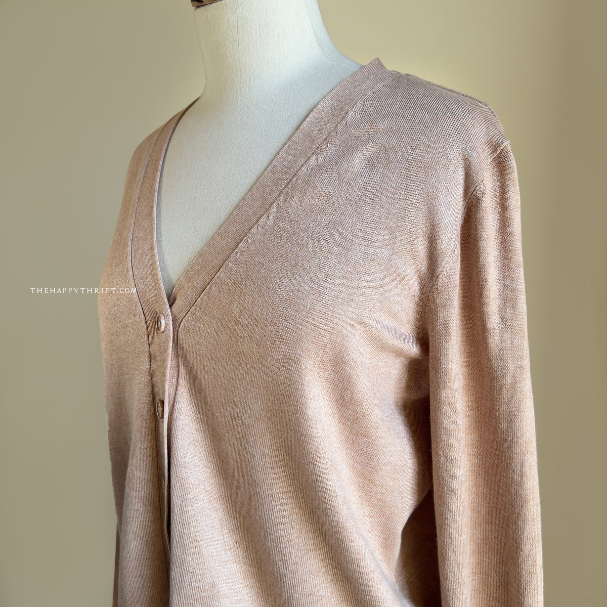 Brown Button down Sweater