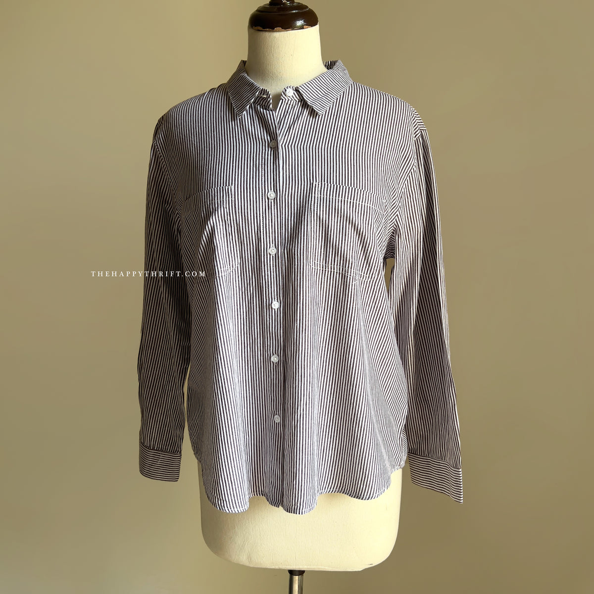 Striped Button Down Shirt
