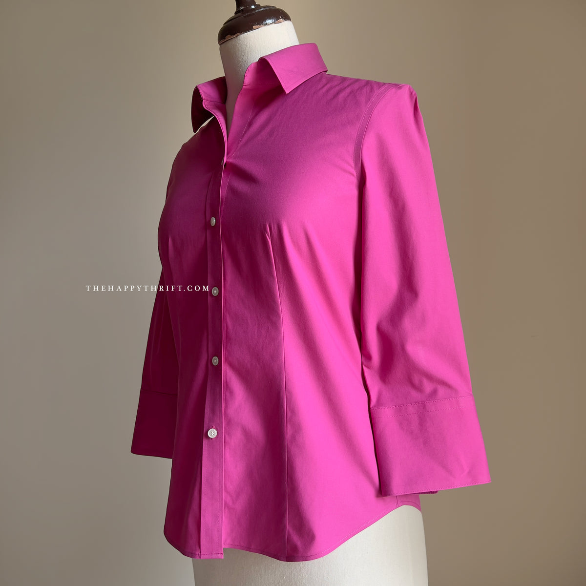 Dark Pink Button Down Shirt