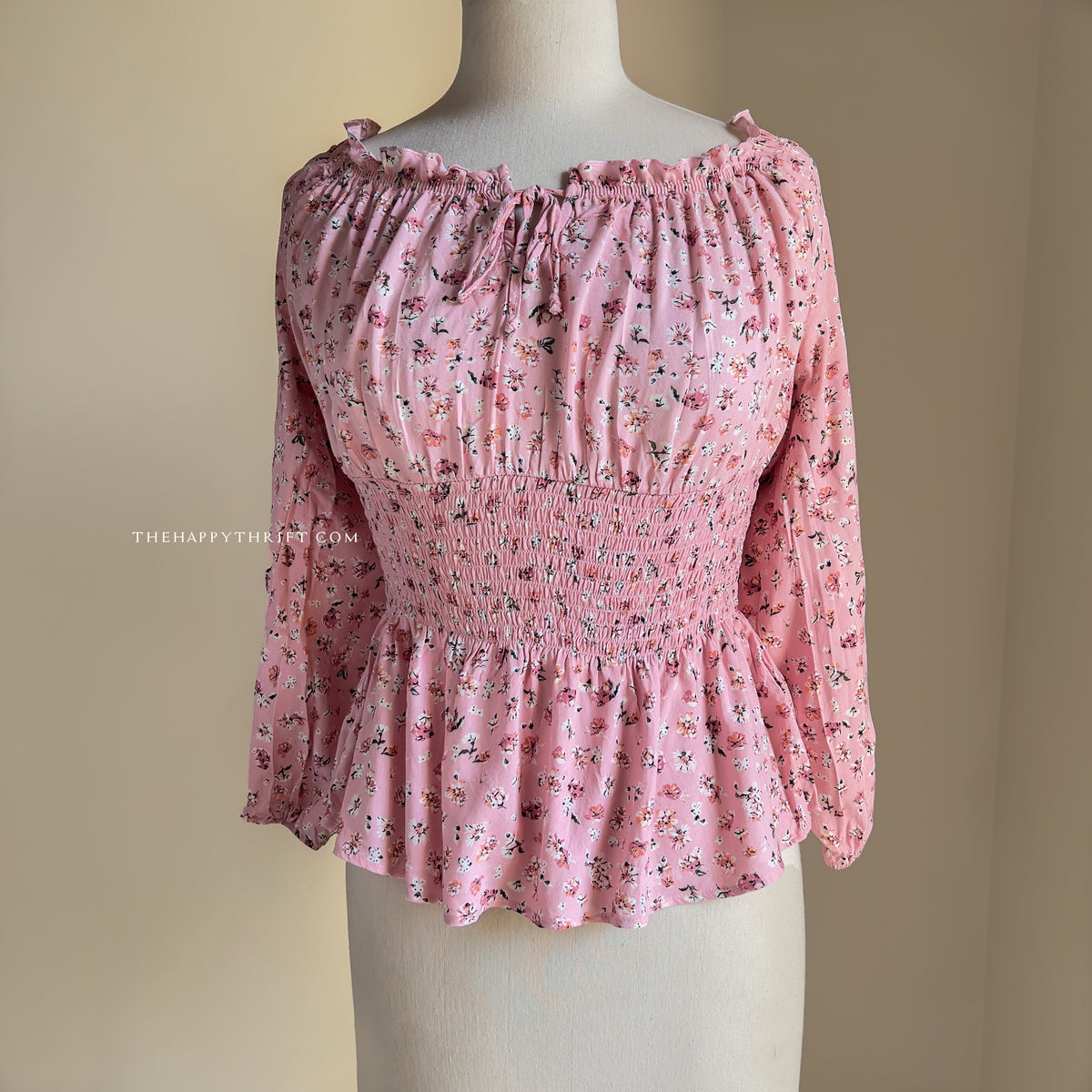 Pink Printed Top