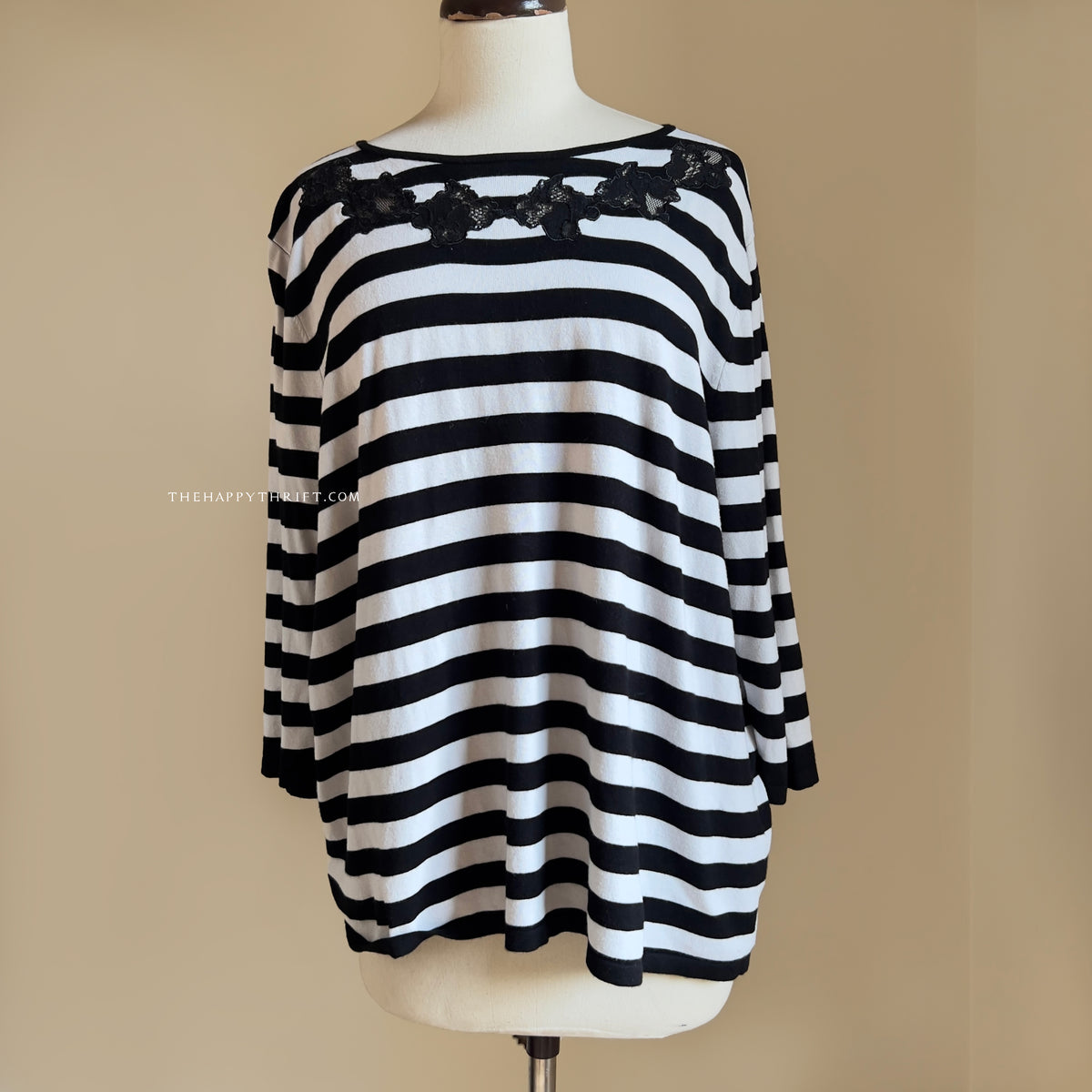 Black & White Winter Top
