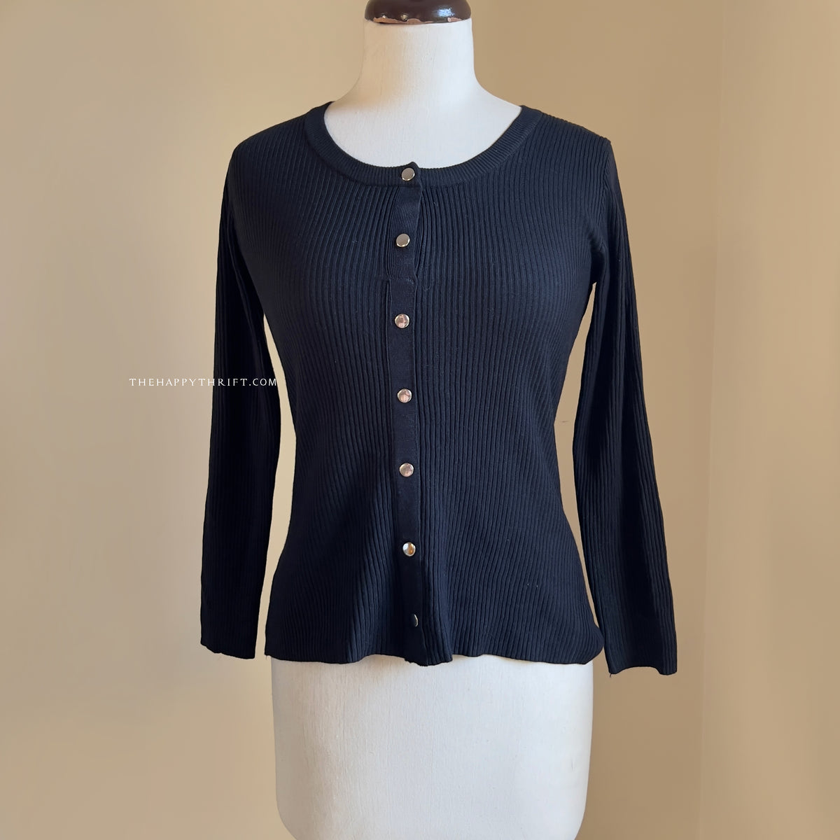 Black Button Down Sweater