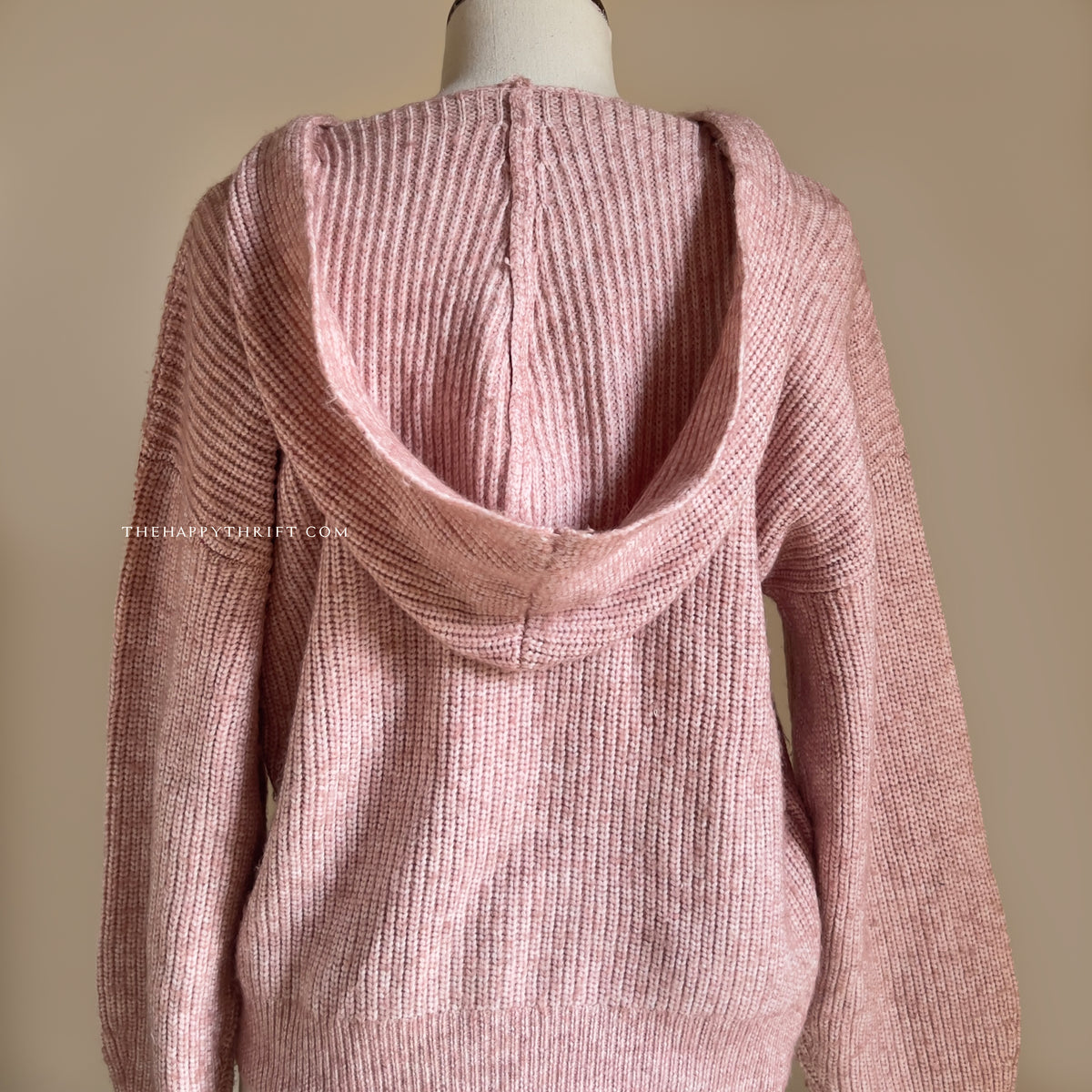 Pink Button Down Sweater