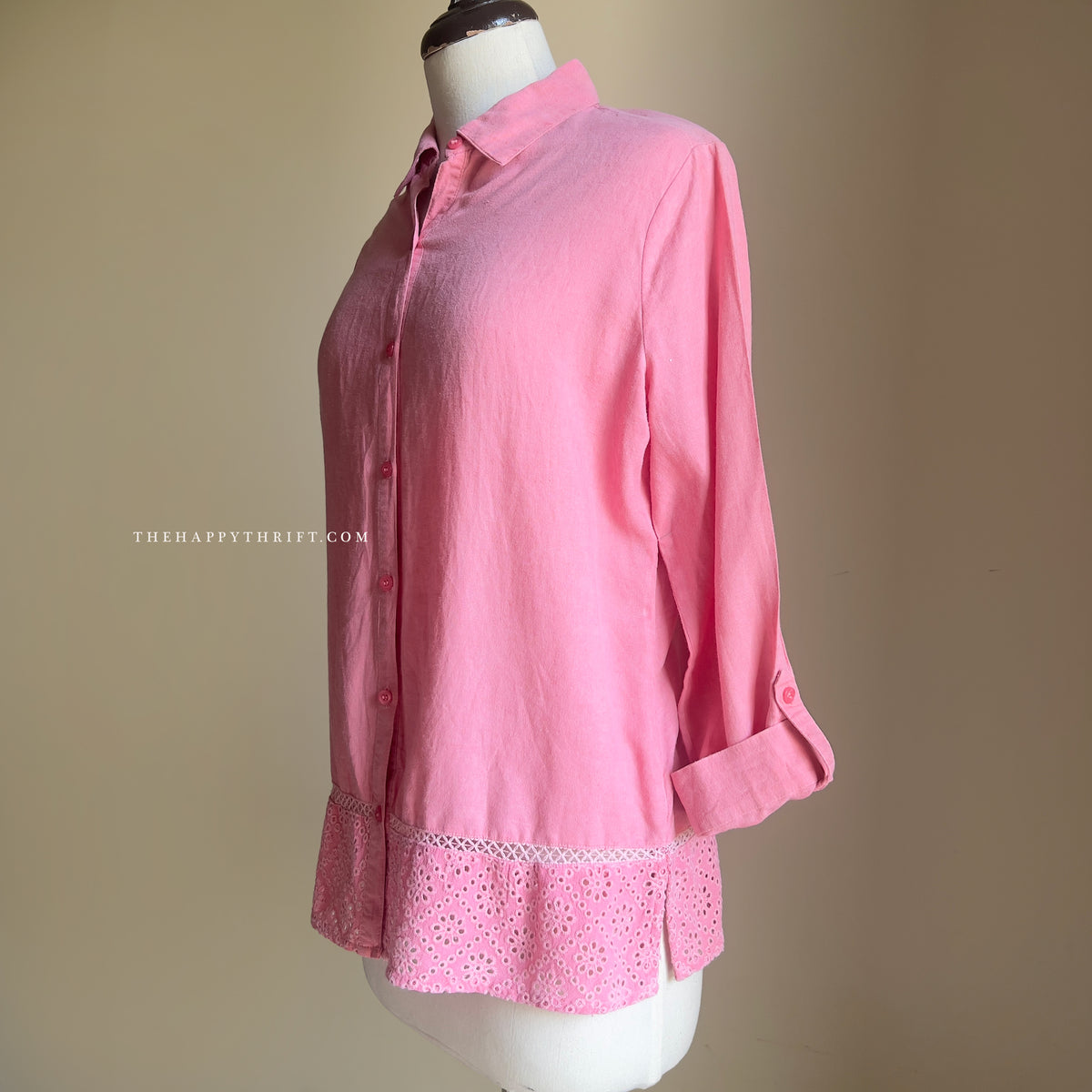 Pink Button Down Shirt