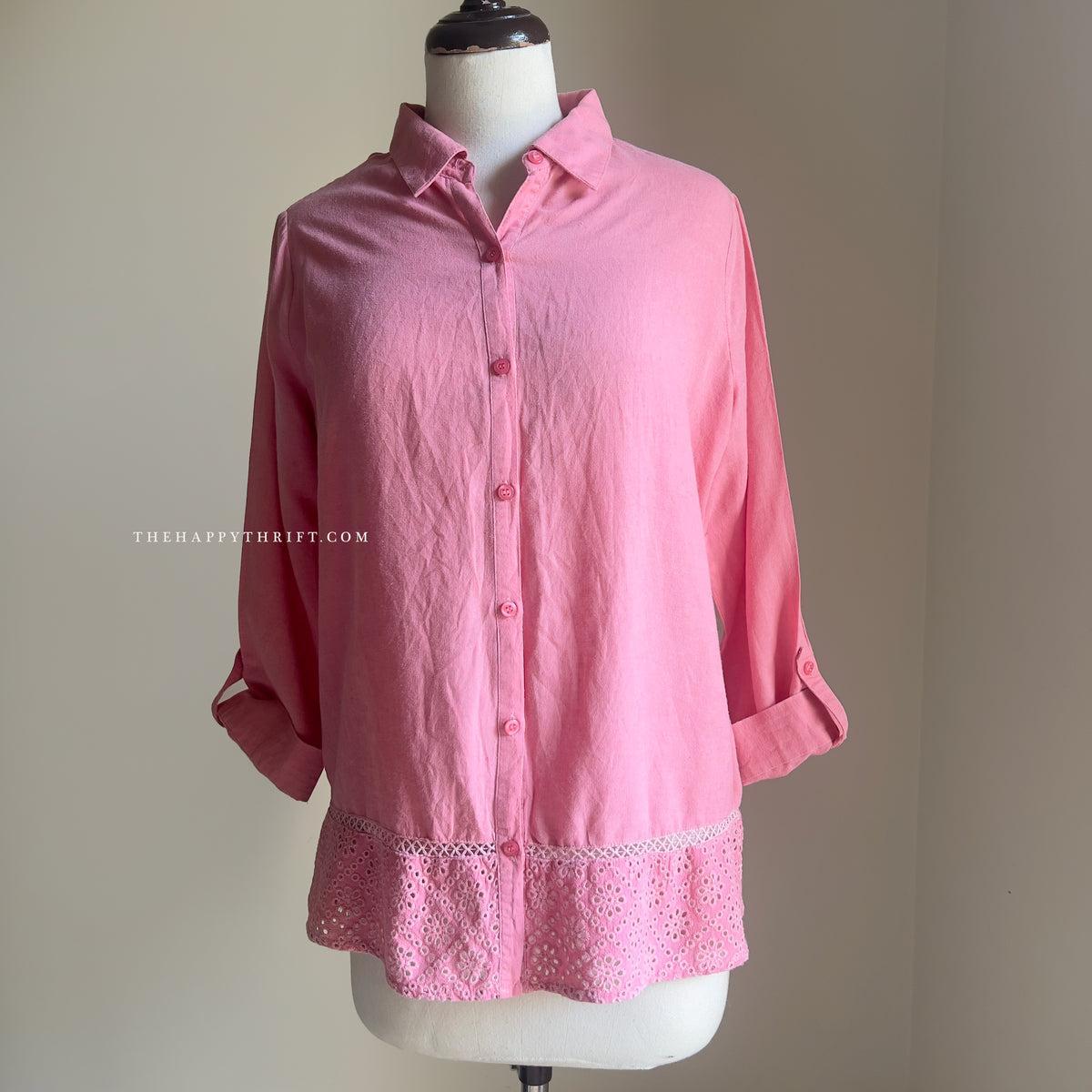 Pink Button Down Shirt
