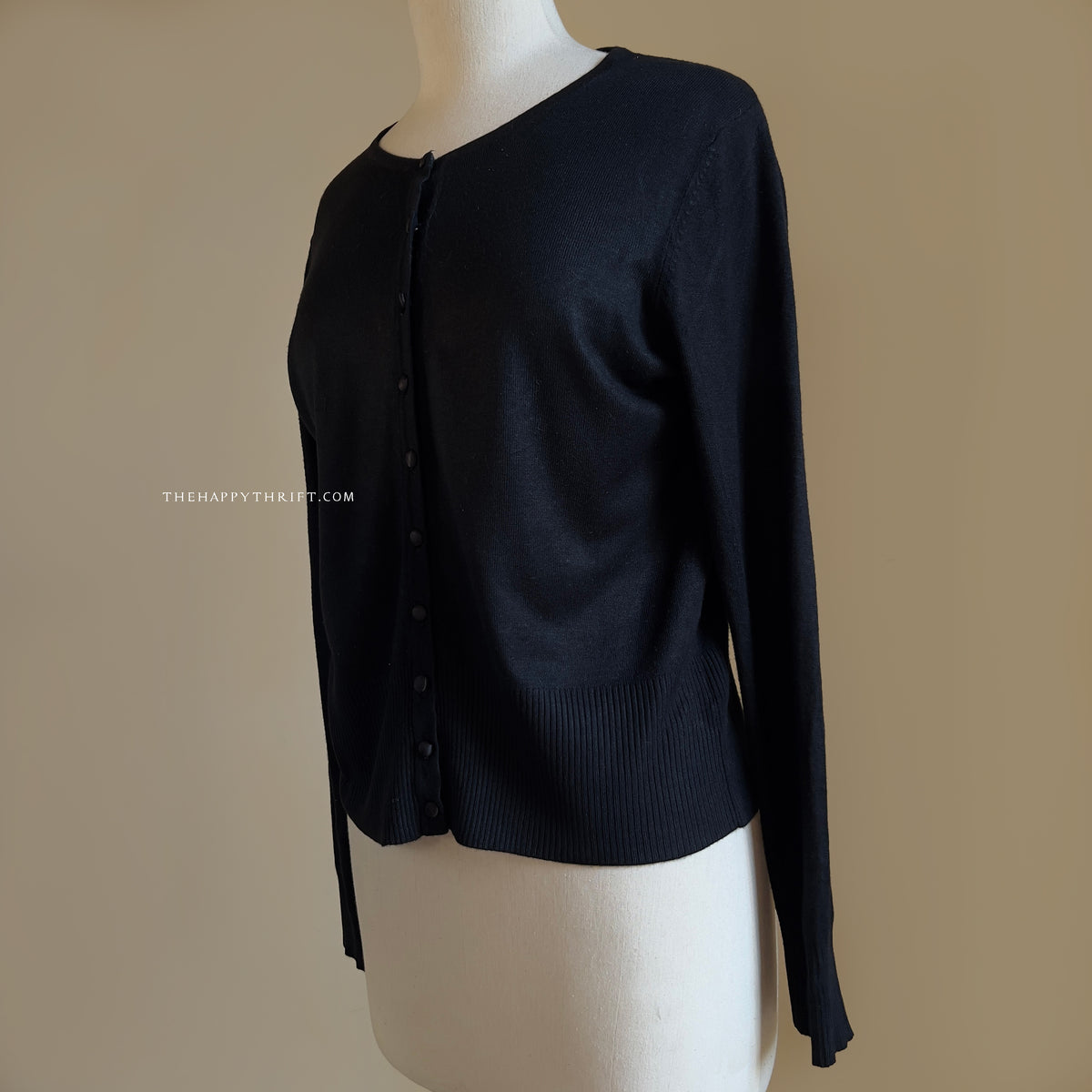 Black Button Down Sweater