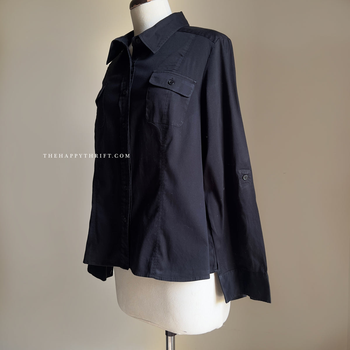 Black Button Down Shirt