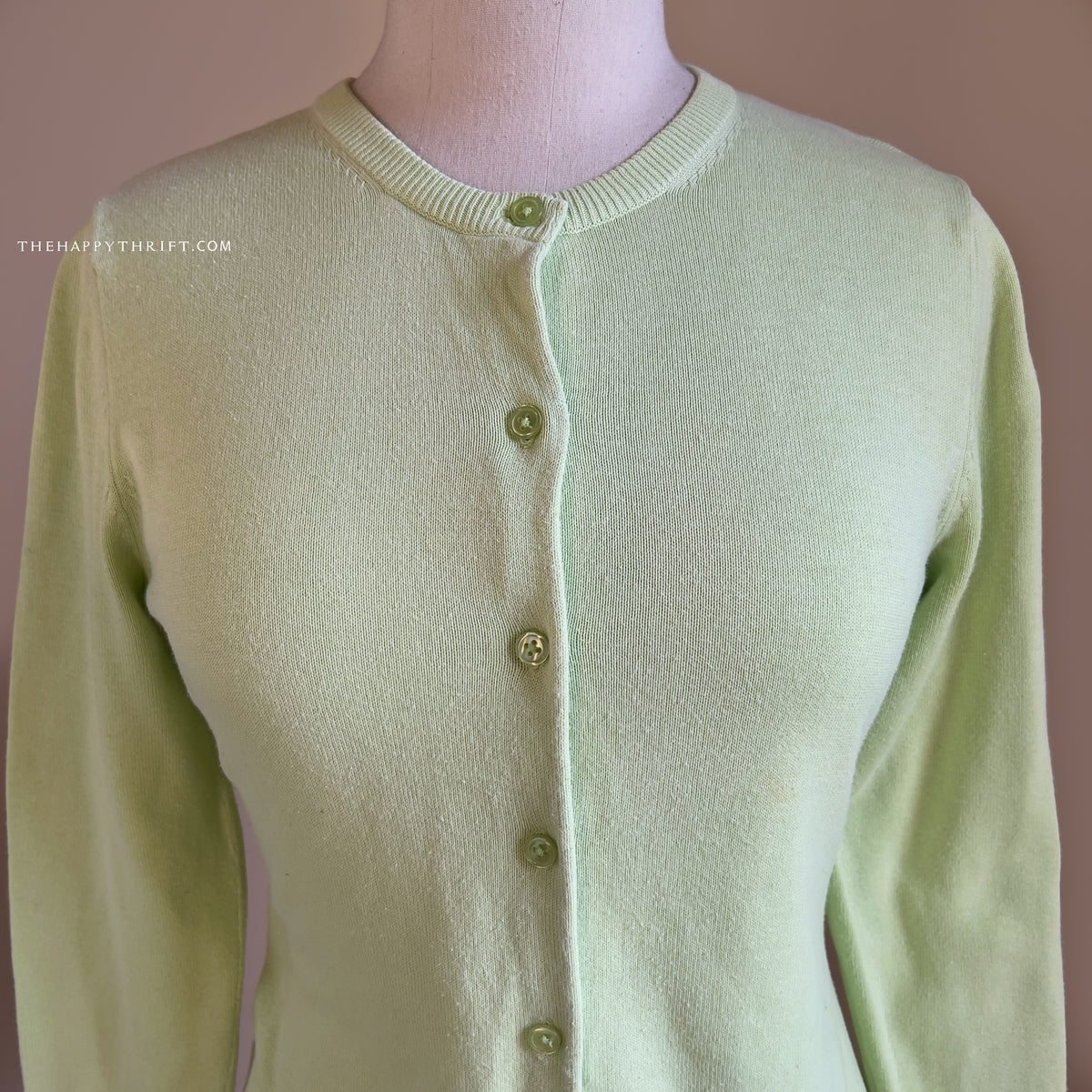 Green Button Down Sweater