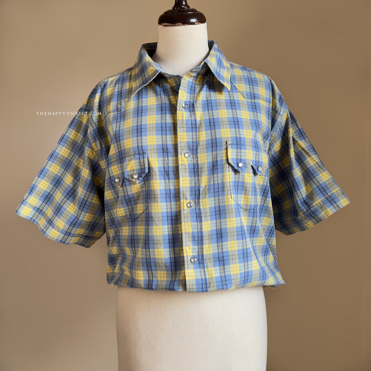 Blue & Yellow Baggy Top