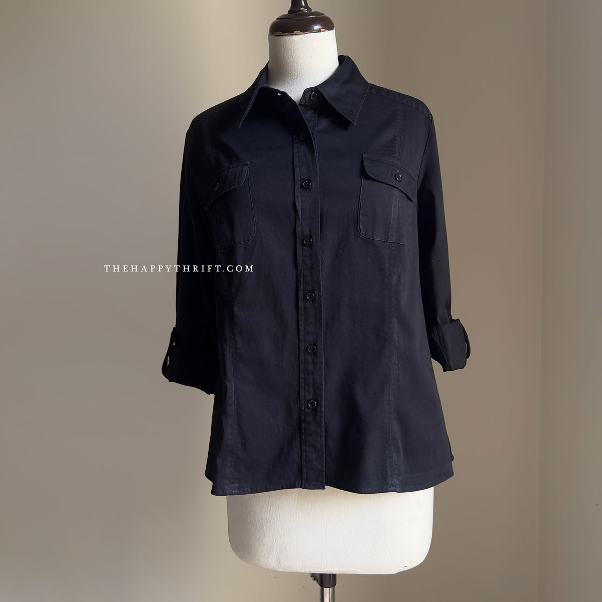 Black Button Down Shirt