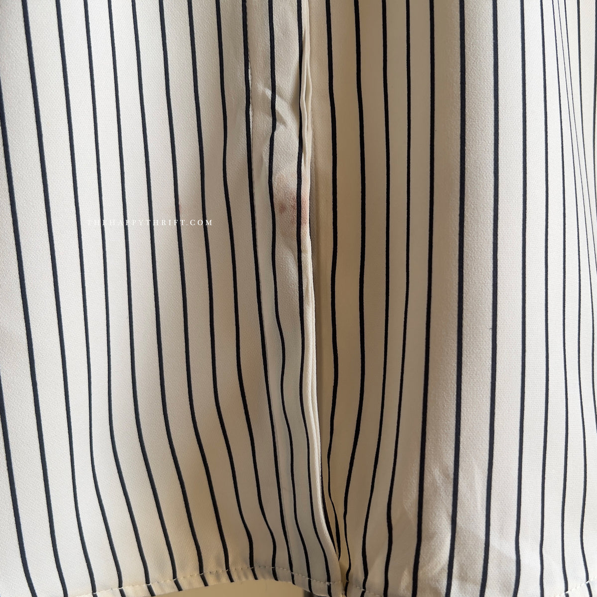 White & Black Stripe Shirt