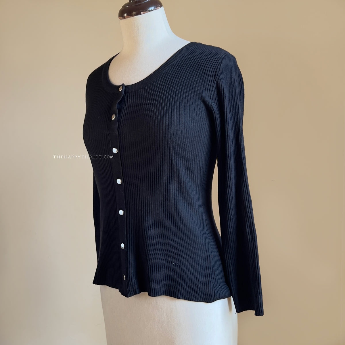Black Button Down Sweater