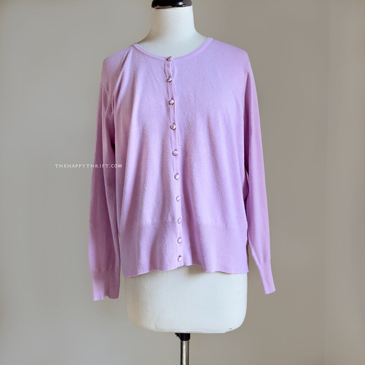 Soft Color Button Down Sweater