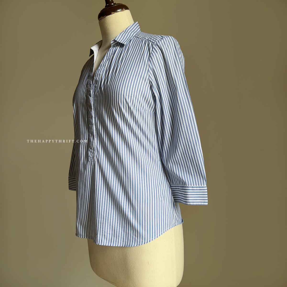 Striped V Neck Shirt